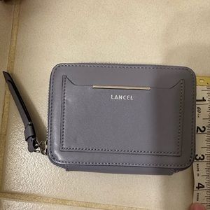 Lancel leather Zipper Wallet
